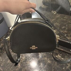 Black Coach crossbody bag